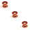 3 Mini Da Yo-Yo Rotante Per Dito Piccolo 11