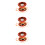 3 Mini Da Yo-Yo Rotante Per Dito Piccolo 10