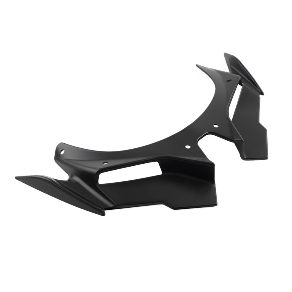 Motorcycle Front Fairing Winglet Abs Matte Aerodynamic Spoiler For Kawasaki Zx25r Zx4r 2124 Black 9105992570966