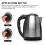 2Pcs Electric Kettle Lid Heating Water Kettle Accessories 10