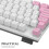 Gaming Keyboard 104 Keys RGB Full Size Pink 9