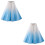 2Pz Bambini Cape Viola Rosso Luccicante Per Giochi E Feste 7