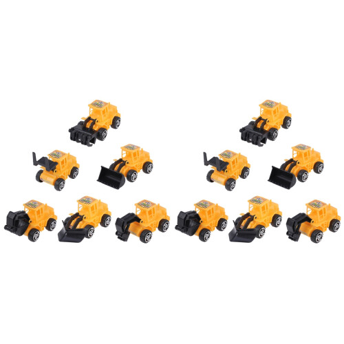 12 Mini Da Costruzione In Metallo 1