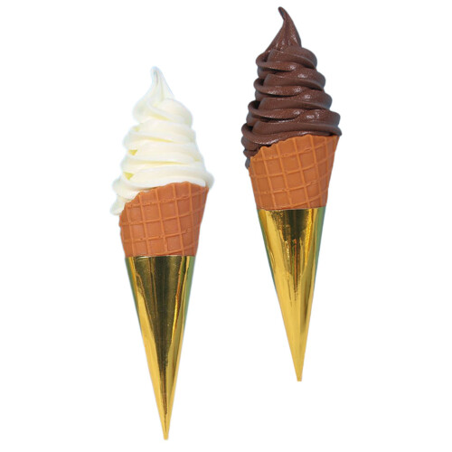 6 Pcs Ice Cream Cone Props For Dessert Shop Display 2