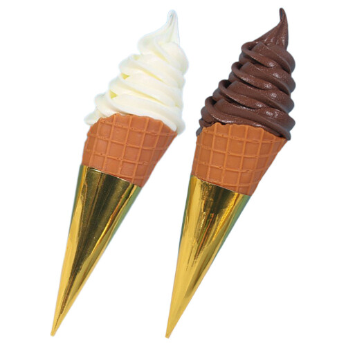 6 Pcs Ice Cream Cone Props For Dessert Shop Display 1
