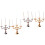 4Pz Mini Candlestick Per Bambini Casa in 5