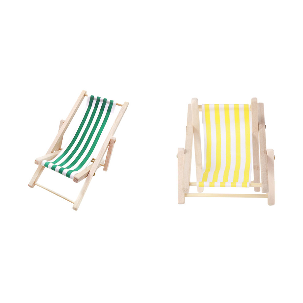 6 Sztuk Miniatury Drewnianego Fotela Dla Lalek Do Dekoracji-image