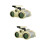 2 Pezzi 4X30 Notturno Telescopio Binocolo Con Luce Spot Pop-Up 7
