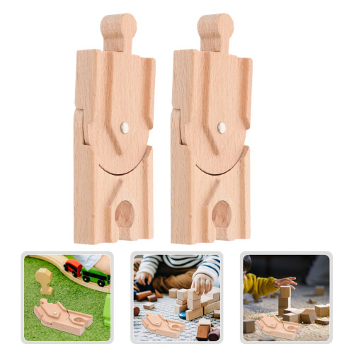 2 Delar Barns Tågspår Leksak Diy Järnvägsspår 1