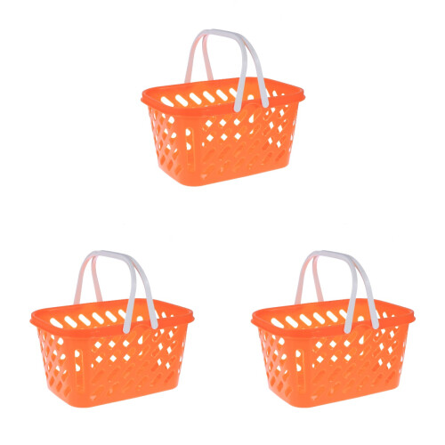 3Pz Cesti Arancioni Resistenti Con E Bagno 1