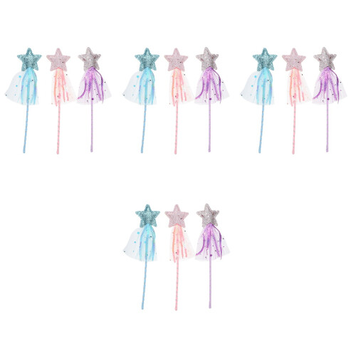 12Pz Bacchette Per , Stelle E Nappe, Prop Per Cosplay 2