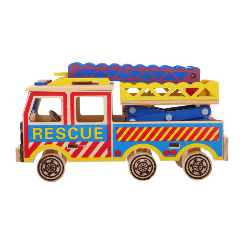 2 In Legno Per Bambini Con Grù E Auto Dei