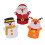 6 Unidades Material Para Bolsa Natal Com Santa, Neve E Alce 1