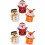 6 Unidades Material Para Bolsa Natal Com Santa, Neve E Alce 5