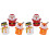 6 Unidades Material Para Bolsa Natal Com Santa, Neve E Alce 2