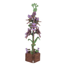 3D Träblomma Pusselset DIY Bukett Hantverksbyggblock Utbildande