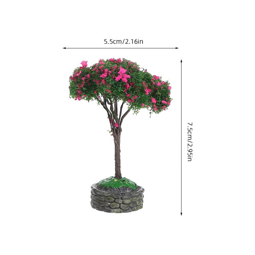 4Pcs Miniatyr För Trädgård Mikrolandskap 1