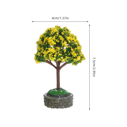 4Pcs Miniatyr För Trädgård Mikrolandskap 2