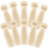 10Pcs Oavslutad Trädocka Diy Målning Heminredning 6