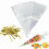 100Pcs Transparent Cellopåsar För Med Guldband 13 X 25 Cm 6