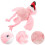 Plush Flamingo Handsdocka För Berättande Lek 4