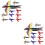 96 Peças Brinquedo Avião De Espuma 8