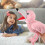 Plush Flamingo Handsdocka För Berättande Lek 5