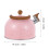 Tea Kettle För : Rostfritt , 3 L, Vikbar Handtag, Visslande 2