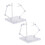 2Pcs Plast Actionfigur Ställningar För Barn Leksak Modellbas 5