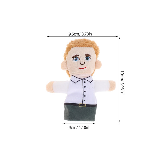 6St Familjefingeraffärar Plush Utbildningsdockor För Barn 1