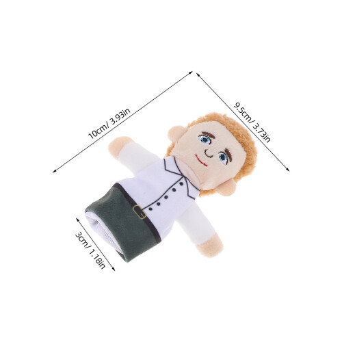 6St Familjefingeraffärar Plush Utbildningsdockor För Barn 2