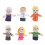 6St Familjefingeraffärar Plush Utbildningsdockor För Barn 11