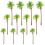 12St Miniatyrscen Landskaps Palmträd Sandlåda 8