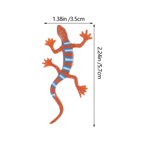 12Pcs Konstgjord Modell Simulerad Reptil Mini Heminredning 2
