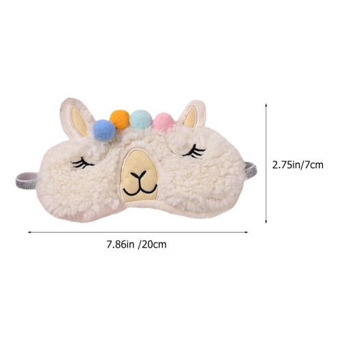 2 Styck Plush Ögonskydd För Sömnen 1