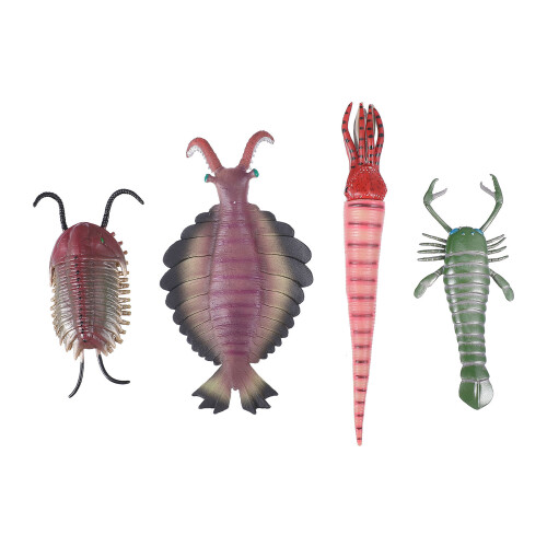 4Pcs Realistiska Marin Djurfigurer Simulerade Ocean