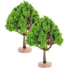 2 Delar Miniatyr Trälek För , Sandlåda,