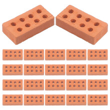 100Pcs Simulerade Minitegelmodeller För Sandlåda
