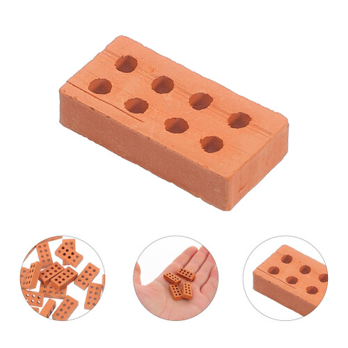 100Pcs Simulerade Minitegelmodeller För Sandlåda 2
