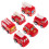 1 Set/6Pcs Byggmaskin Leksakstruckar Mini -och-gå 6