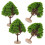 4Pcs Miniatyr Gator Modell Sandbord Baserade Gator 9