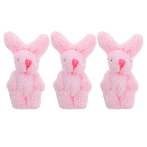 15 Pezzi Statuetta Miniatura Coniglio Peluche Per Micro Paesaggio
