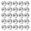 50Pcs Aluminum Candle Cup Case Silver Tea Light Holder for DIY Storage 8