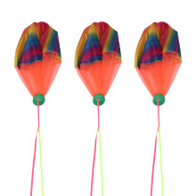 6 Pcs Handgjord Mini Fallskärm Färgglad Utomhusleksak För Barn