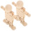 2 Delar Träfigur , Skrivbordsdekorationer 9