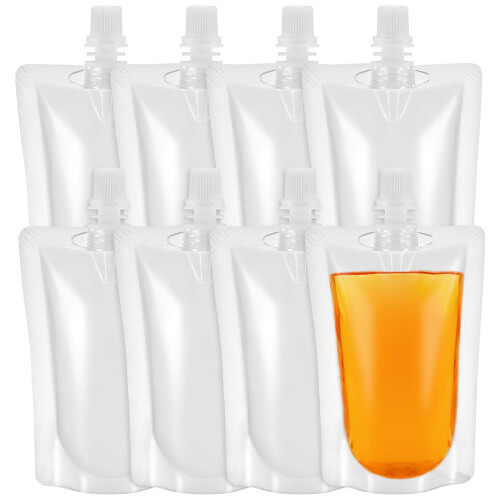 50 Pcs Dryckesflaskor Bärbara Klara Drickspåsar