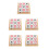 5 Set Ox Skrivbordslek Träblockspel Schackspel Brädspel För Barn 6