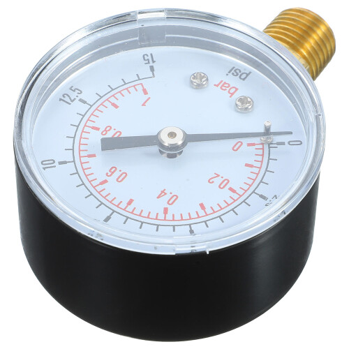 0-15 Psi 0-1 Bar Manómetro De Alta Npt Para Compressor De