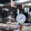0-15 Psi 0-1 Bar Manómetro De Alta Npt Para Compressor De 5