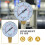 0-15 Psi 0-1 Bar Manómetro De Alta Npt Para Compressor De 7